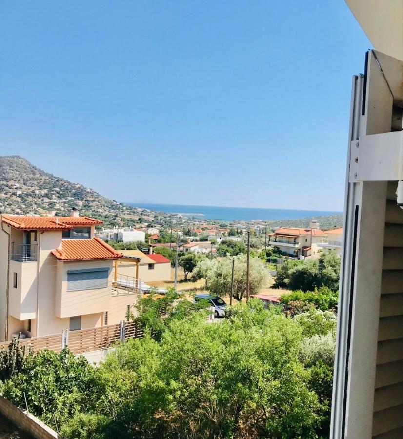 Beautiful Maisonette With A View To The Mountains And The Sea Agia Marina  Esterno foto