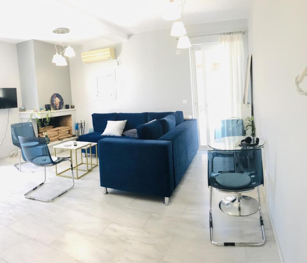 Beautiful Maisonette With A View To The Mountains And The Sea Agia Marina  Esterno foto