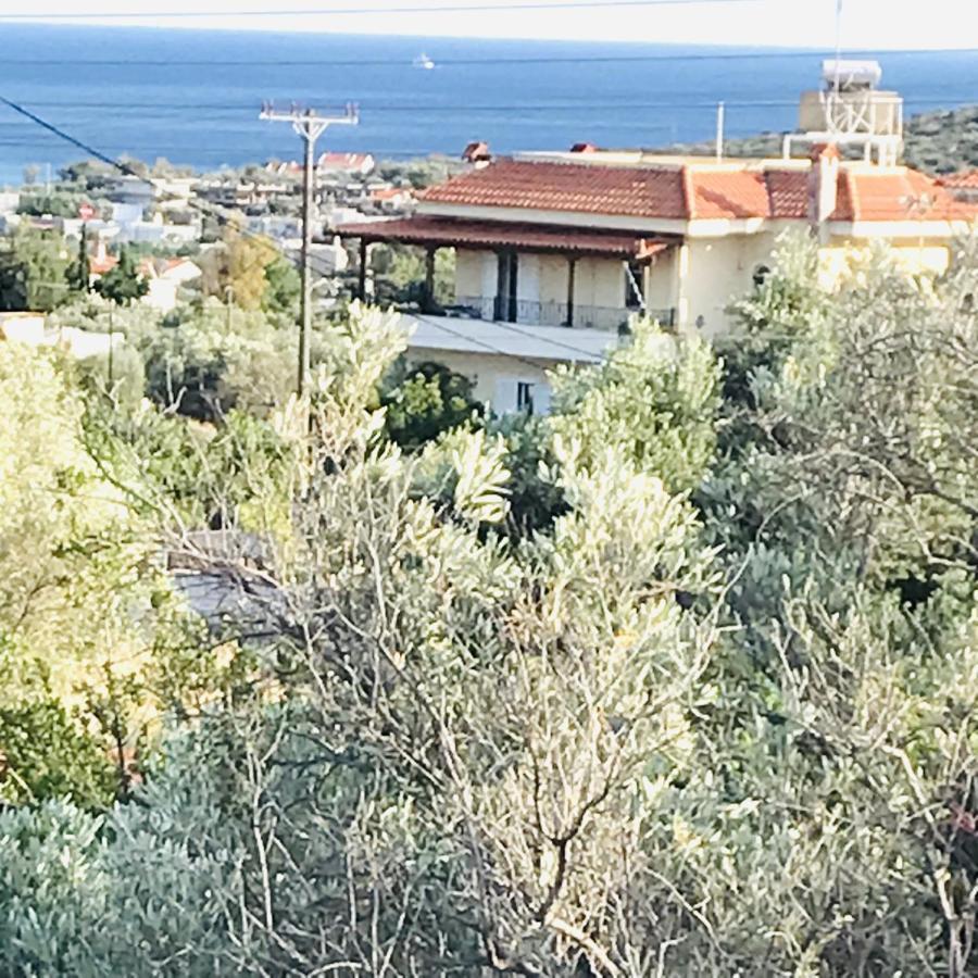 Beautiful Maisonette With A View To The Mountains And The Sea Agia Marina  Esterno foto