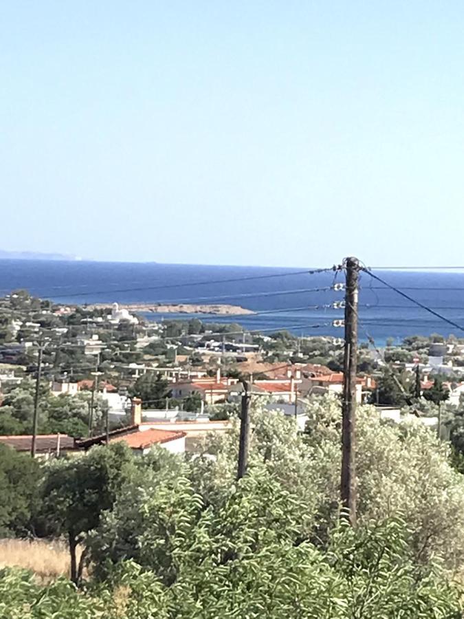 Beautiful Maisonette With A View To The Mountains And The Sea Agia Marina  Esterno foto