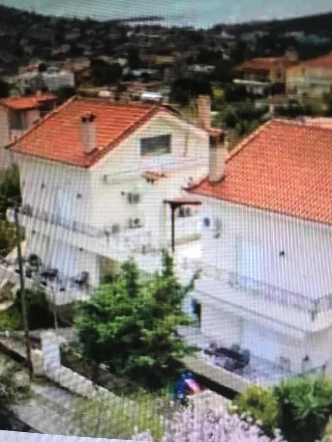 Beautiful Maisonette With A View To The Mountains And The Sea Agia Marina  Esterno foto