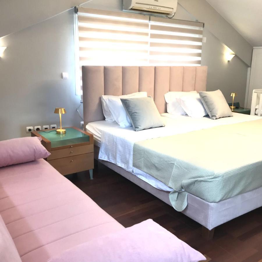 Beautiful Maisonette With A View To The Mountains And The Sea Agia Marina  Esterno foto