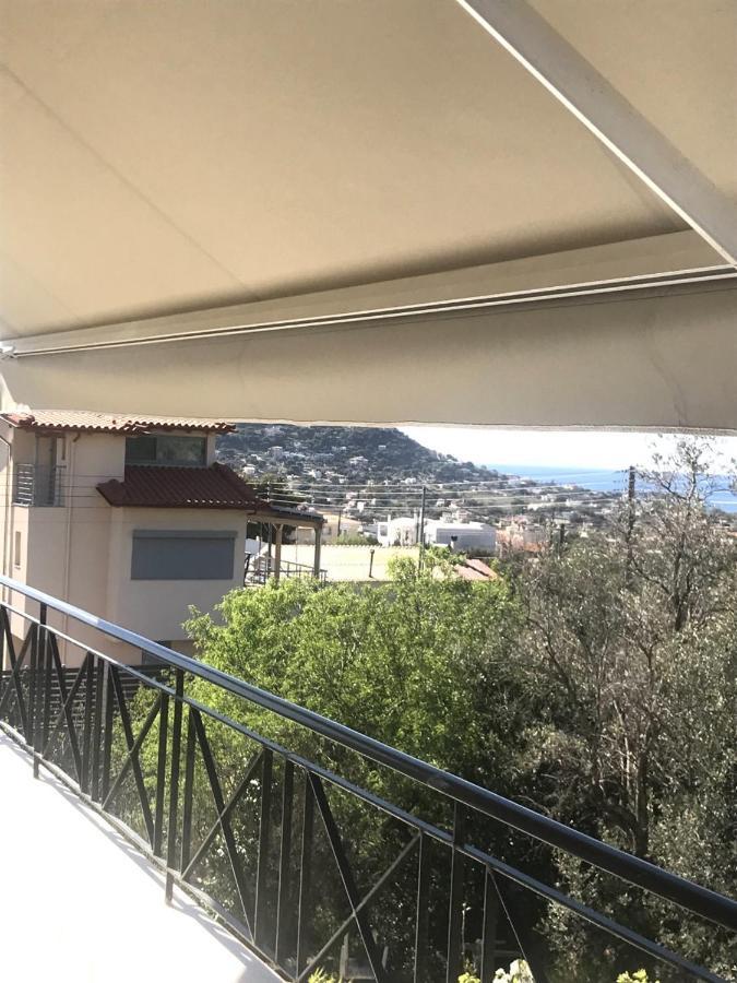 Beautiful Maisonette With A View To The Mountains And The Sea Agia Marina  Esterno foto