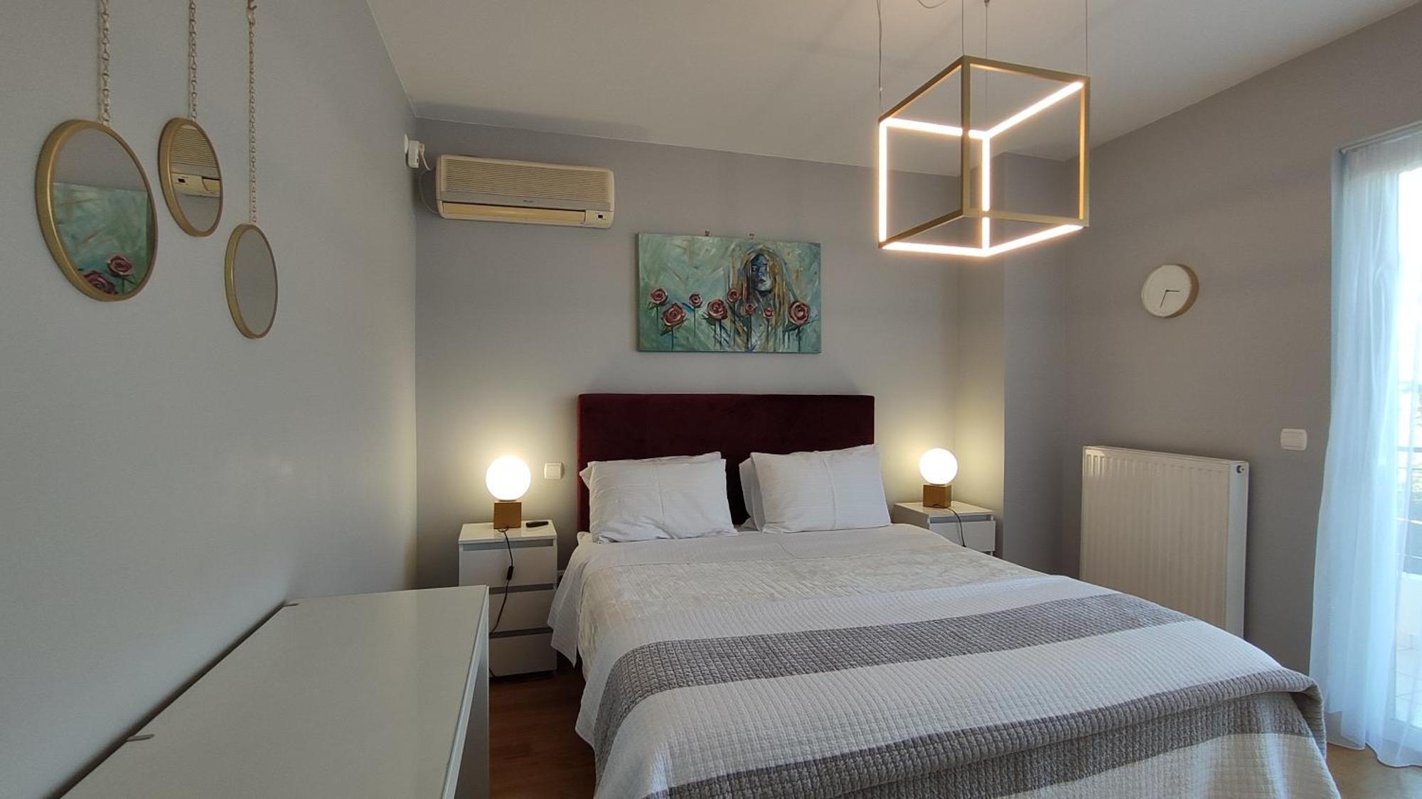 Beautiful Maisonette With A View To The Mountains And The Sea Agia Marina  Esterno foto