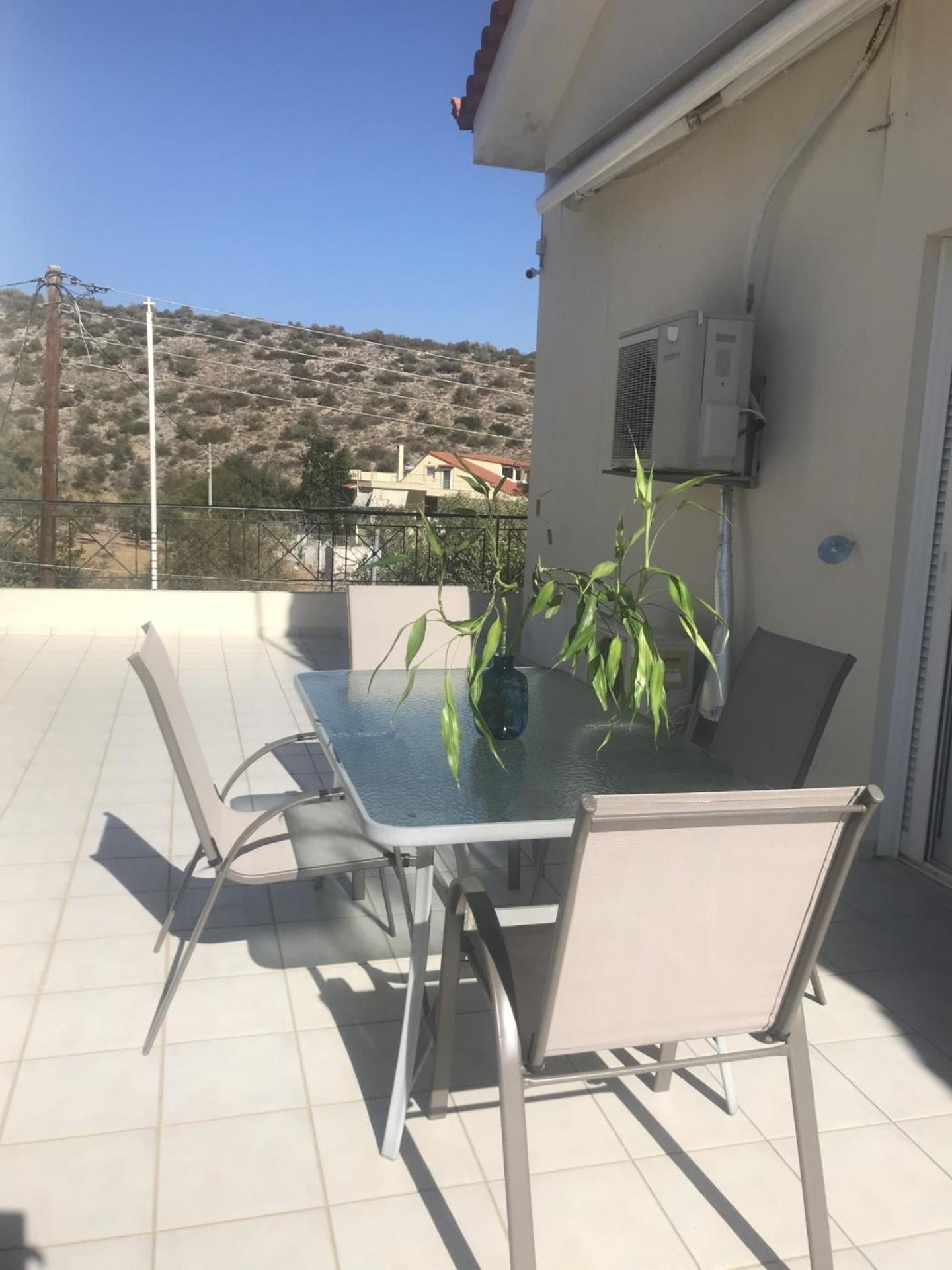 Beautiful Maisonette With A View To The Mountains And The Sea Agia Marina  Esterno foto